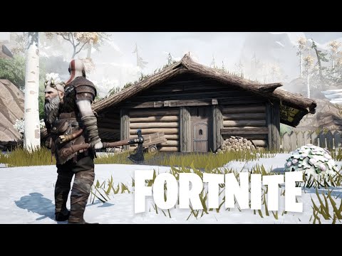 I made the God of War Cabin in Fortnite Creative! (Kratos Cabin Tutorial)
