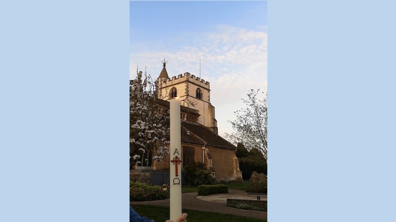 The Lighting of the Easter candle