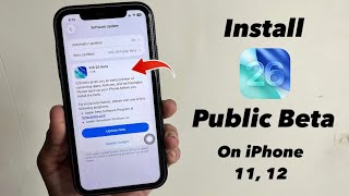 Install iOS 26 Public Beta 1 on iPhone 11 & 12 - Download iOS 26 Public Beta 1