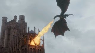 Dragon Destroys King's Landing | Game of Thrones | S8E5