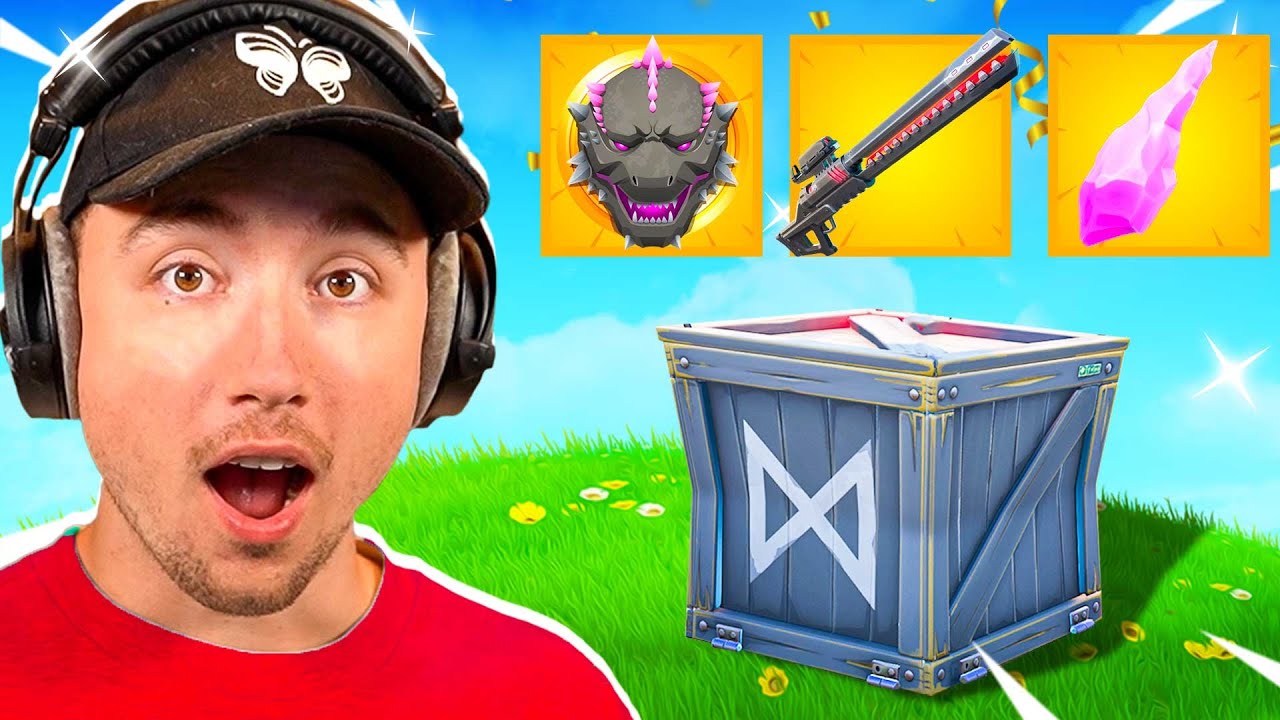 ALLEEN GODZILLA LOOT CHALLENGE in FORTNITE!