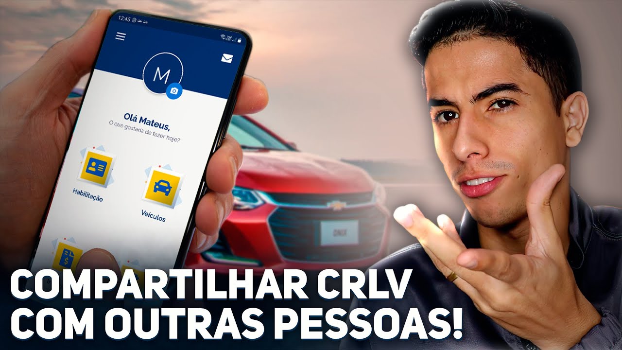 Como compartilhar o CRLV DIGITAL com outra pessoa!