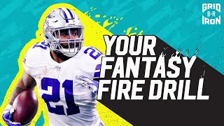 All Your Week 1 Fantasy Football Questions Answered | Your Fantasy Fire Drill