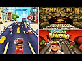 Subway Surfers VS Temple run, Tom Hero #subway surfers #temple run #tom hero