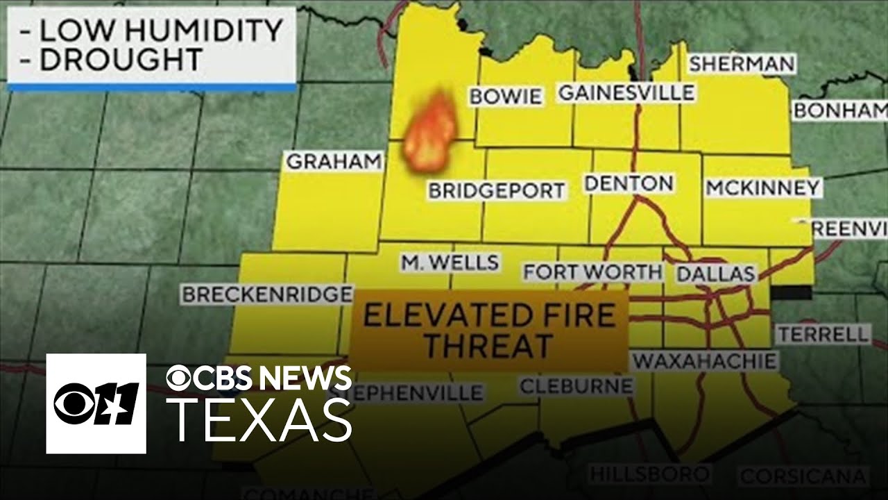 Low humidity, drought conditions increase fire threat in North Texas ...