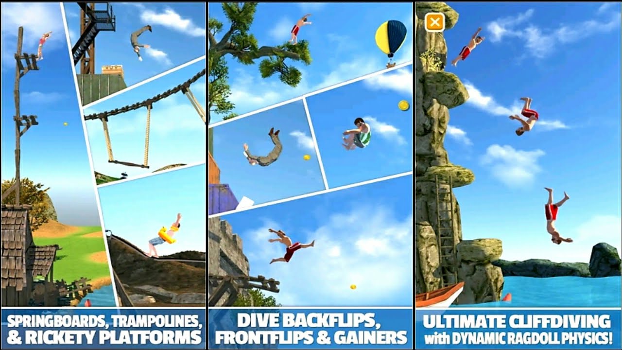 Real Diving 3D Android Gameplay Subject Free YouTube