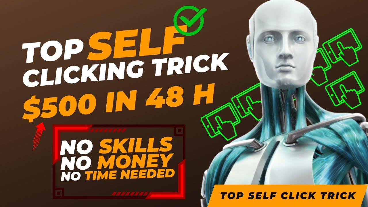 Insane Self Clicking Method, Get Paid $500 IN 48 Hours, CPA Marketing for Beginners