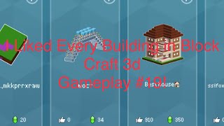 Liking every Trending Buildings - Block Craft 3D: Crafting Game #8 screenshot 3