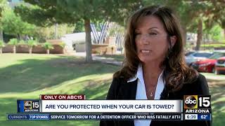Are you protected when your car is towed?