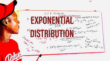 Exponential Distribution | Mean, Variance and moment Generating function (MGF)