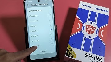How To Solve Screen Timeout Problem Tecno Spark 30c 5G || Tecno Me Screen Timeout Problem Solve Kare