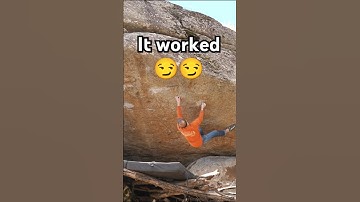 The SNEAKY heel hook that unlocked this 8A+ boulder 😏🧗