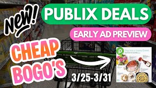 Publix BEST BOGO Deals 3/25-3/31: Publix Early Ad Preview 💚🛒 