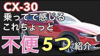 【マツダCX-30】ちょっと不便に感じる所５つ紹介