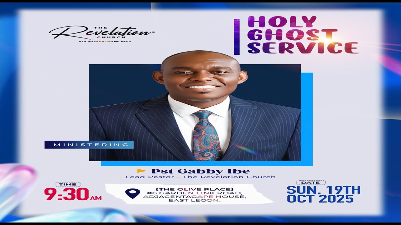 THE REVELATION CHURCH - HOLY GHOST SERVICE - YouTube