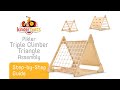 Kinderfeets Pikler Triple Climber Triangle Assembly Video | Step-by-Step Instructions