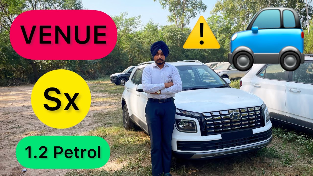 Hyundai Venue SX 1.2 PETROL DETAILED REVIEW VENUE FACELIFT 2023 with 6