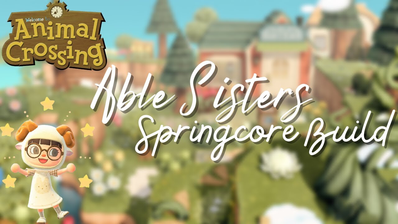 Springcore Able Sisters Speed Build | Animal Crossing: New Horizons