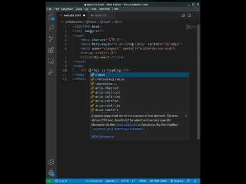 How to add external CSS in HTML? - YouTube