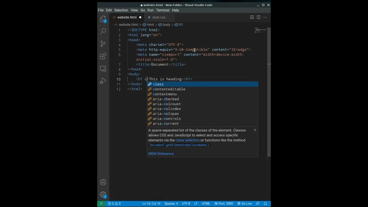 How to add external CSS in HTML? - YouTube