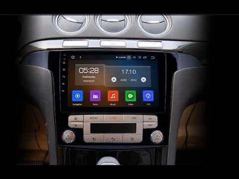 9-inch Android 9.0 GPS navigation radio for 2007-2008 Ford S-Max car HD  touch screen Carplay AUX - YouTube
