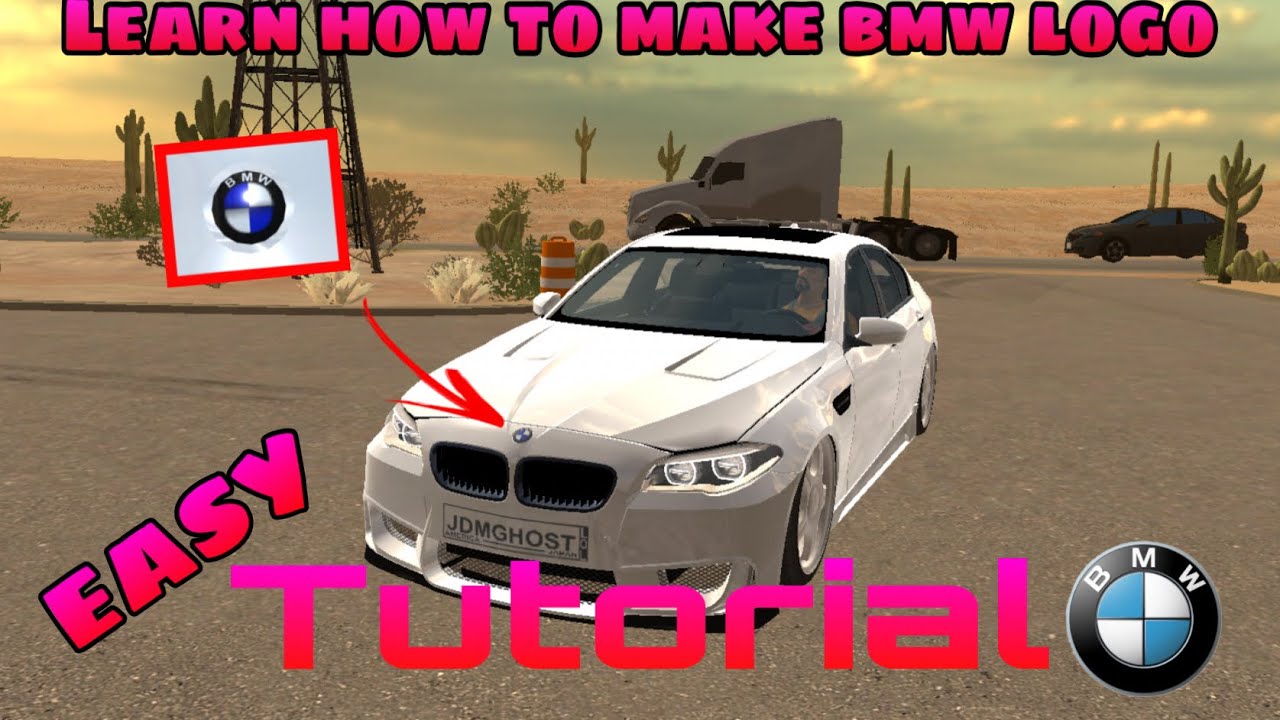 Easy BMW logo tutorial 😱 / Car Parking Multiplayer - YouTube