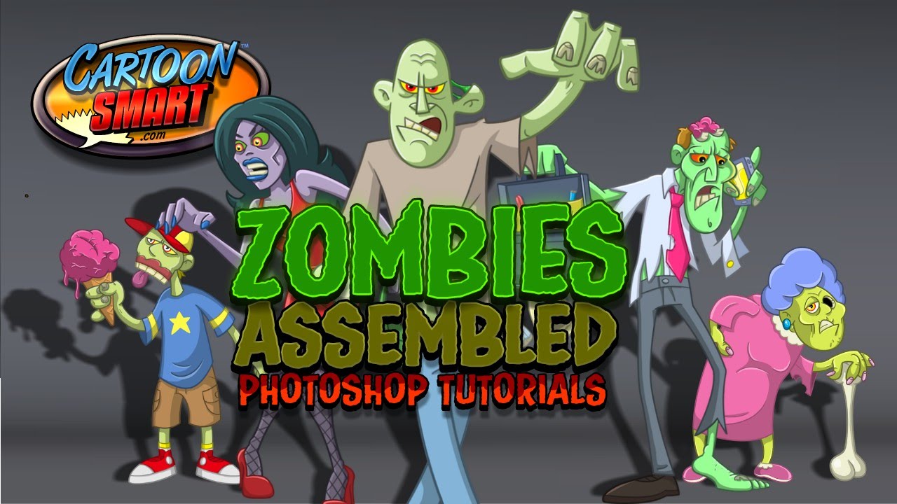 Drawing Zombies in Photoshop Part 2