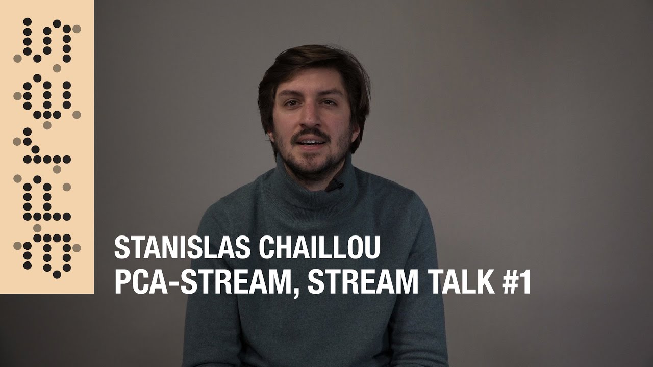 PCA-STREAM, Stream Talks #1 Stanislas Chaillou