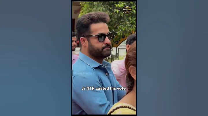 Jr NTR casted his vote |Jr ntr at polling booth #jrntr #apelections2024 #shorts