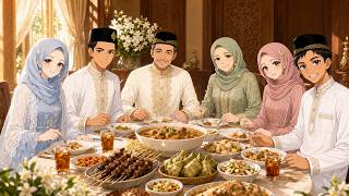 🌙✨ Eid Al Adha Mubarak to all Muslims all over the world | Cozy Family Ghibli ASMR screenshot 1