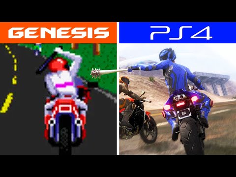 Road Rash Series Evolution 1991-2017