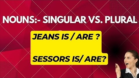 || Confusing Nouns:- Singular or plural || Common grammar mistakes in English || #nouninenglish
