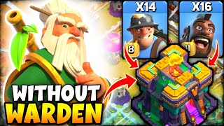 Гибридная атака на TH14 без Великого Стража | Как получить 3 звезды на TH14 без Стража