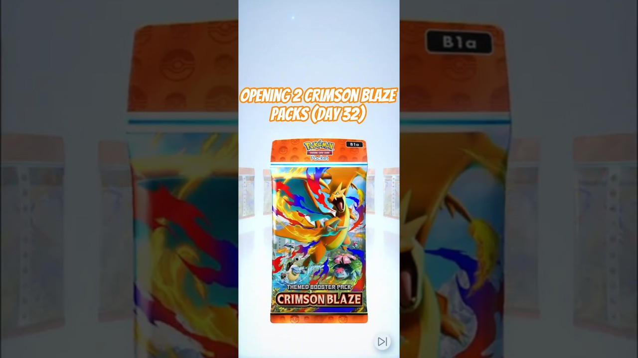 Opening 2 NEW Crimson Blaze Packs (Day 32) 