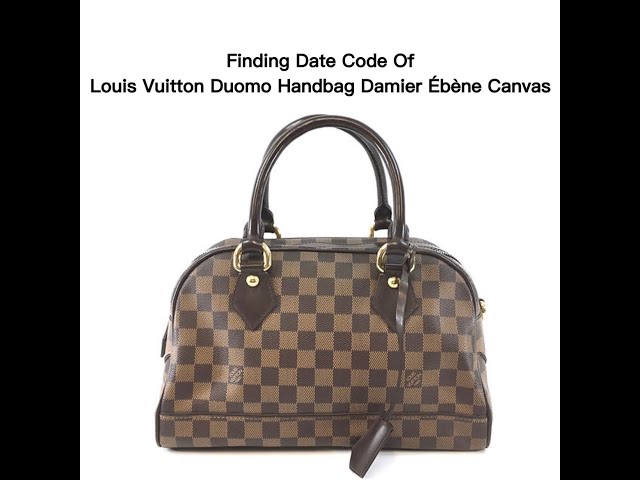 Louis Vuitton Damier Ebene Duomo with Lock, Key, Clochette, Dust