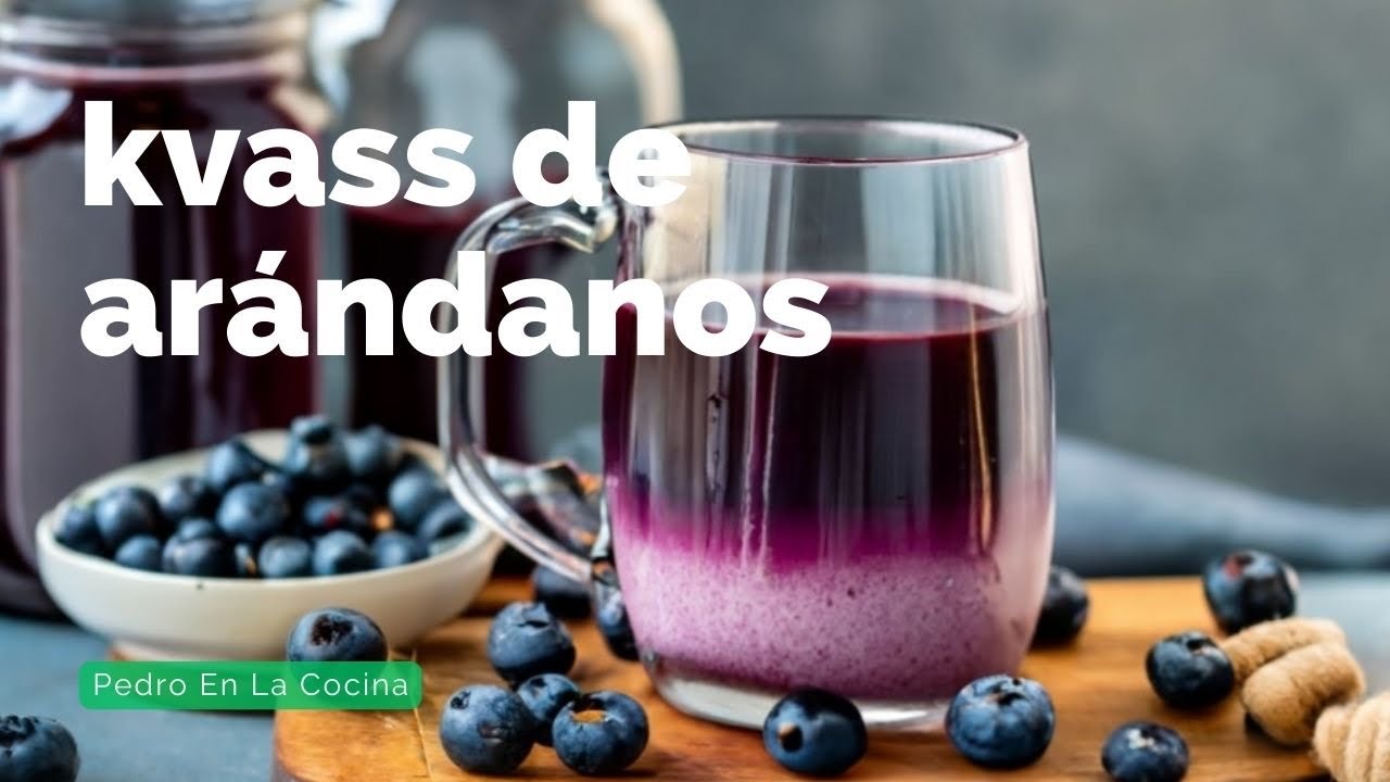 Kvass de Arándanos: Receta Casera de Bebida Probiótica y Refrescante