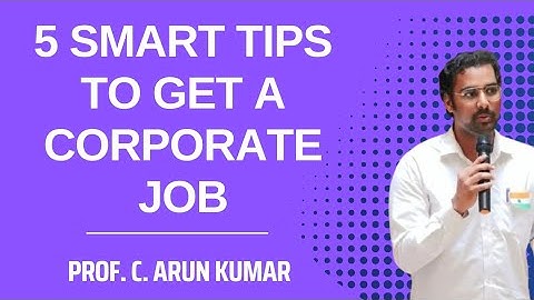 🎯 5 Smart Tips to Get a Corporate Job! | Tamil Career Guidance Video
