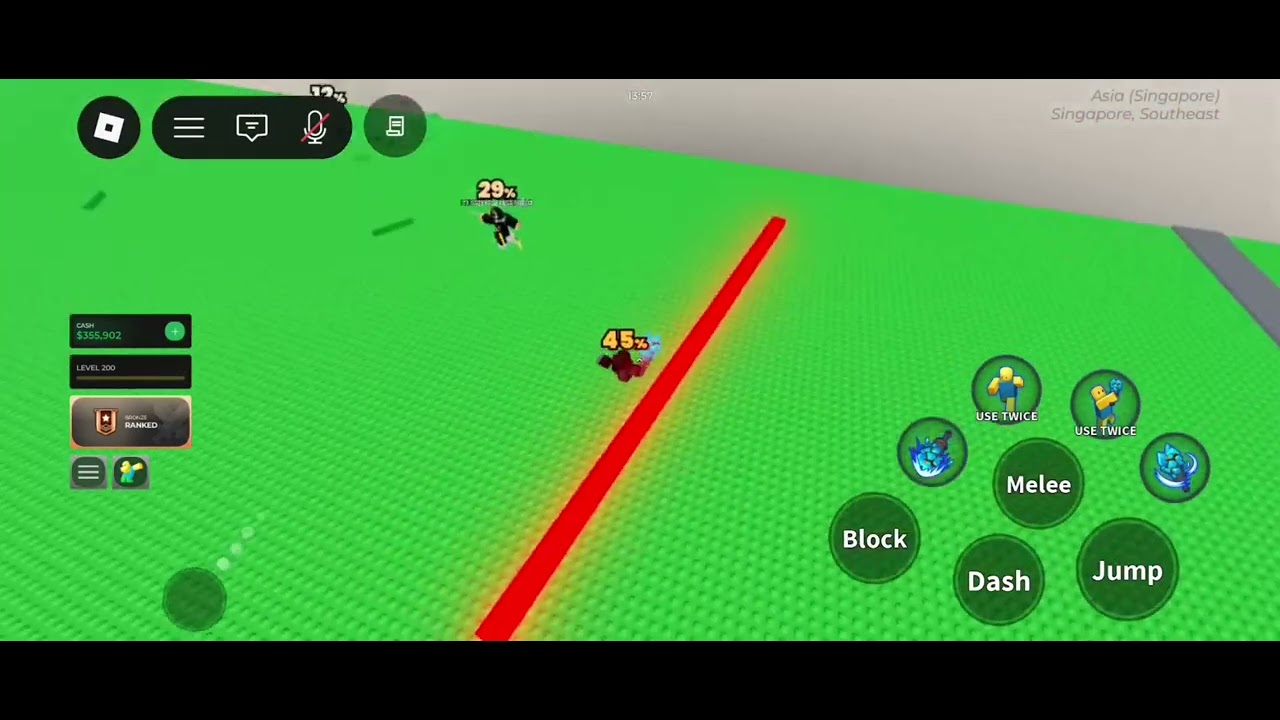 he was jst flying and hitting me broh