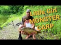 MONSTER Carp caught by little girl