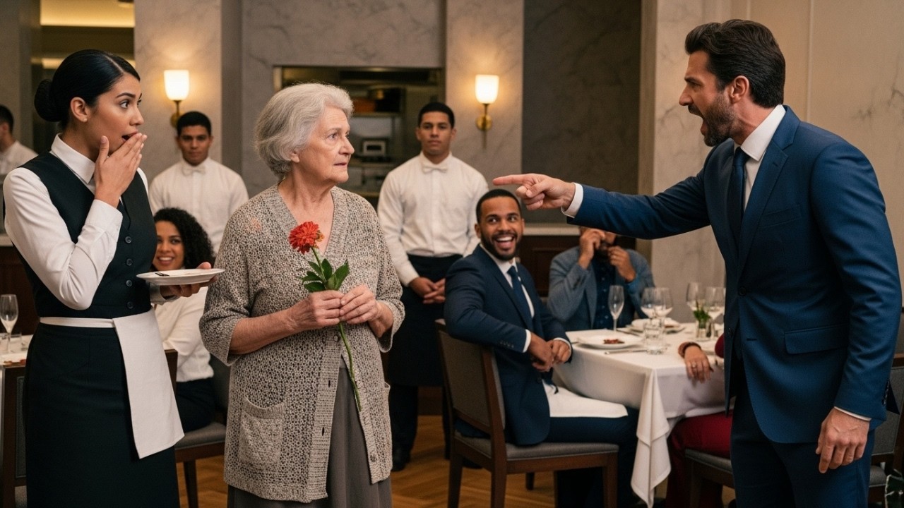 garçonete AJUDA idosa HUMILHADA sem saber que ela é MILIONÁRIA... o que ela faz choca a todos...