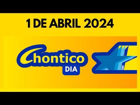 Resultado CHONTICO DIA de hoy lunes 1 de abril de 2024 💫✅💰