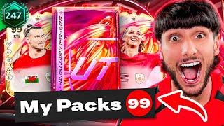 I PACKED 99 FROM MY SAVED PACKS!! screenshot 1