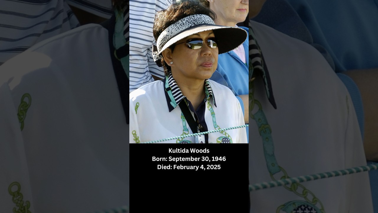 Kultida Woods On The Stands Watching Her Son Tiger Woods🕊️