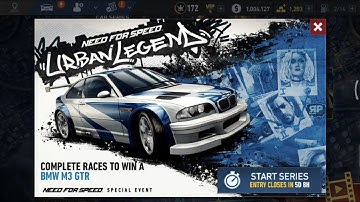 BMW M3 GTR (Day 1 - Initiation) Special Event: Urban Legend