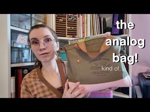 What's In My Analog Bag! | Kind of Cheating...
