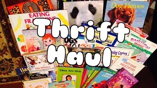 Thrift Store Haul - kid & teacher books