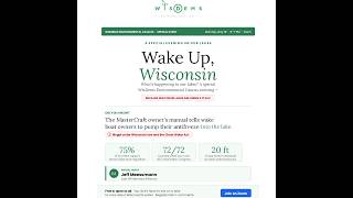WAKEUP WISCONSIN: What's Happening to our lakes in Wisconsin