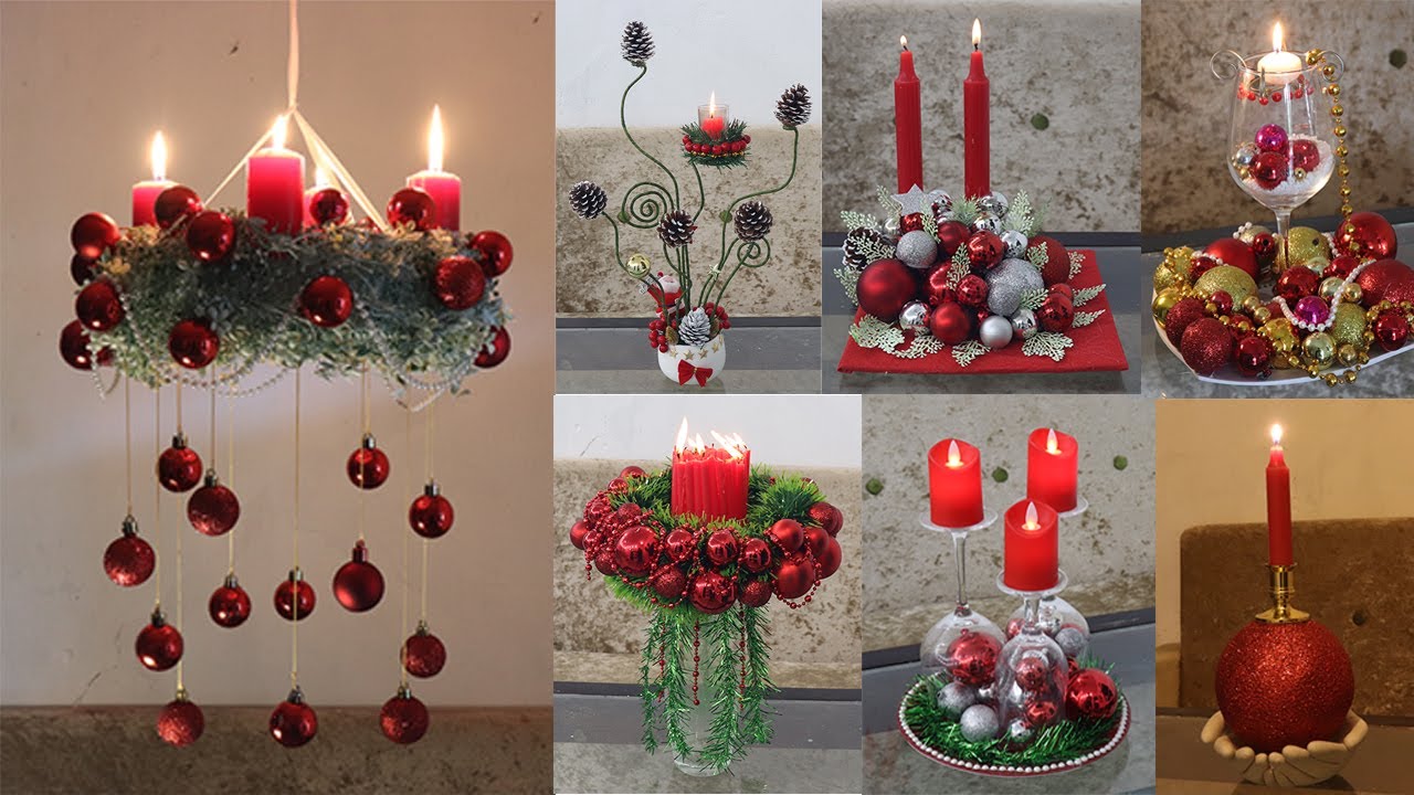 10 Christmas candle holder ideas | Christmas decoration ideas at ...