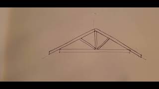 How to Sketch Roof Trusss Framework