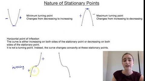 Nature of stationary points